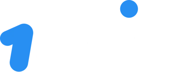 1win logo white 1