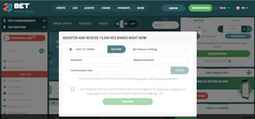 22Bet Registration Kenya