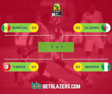 AFCON Semi Final Odds