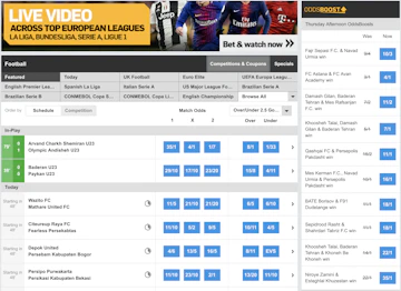 Betfair football betting