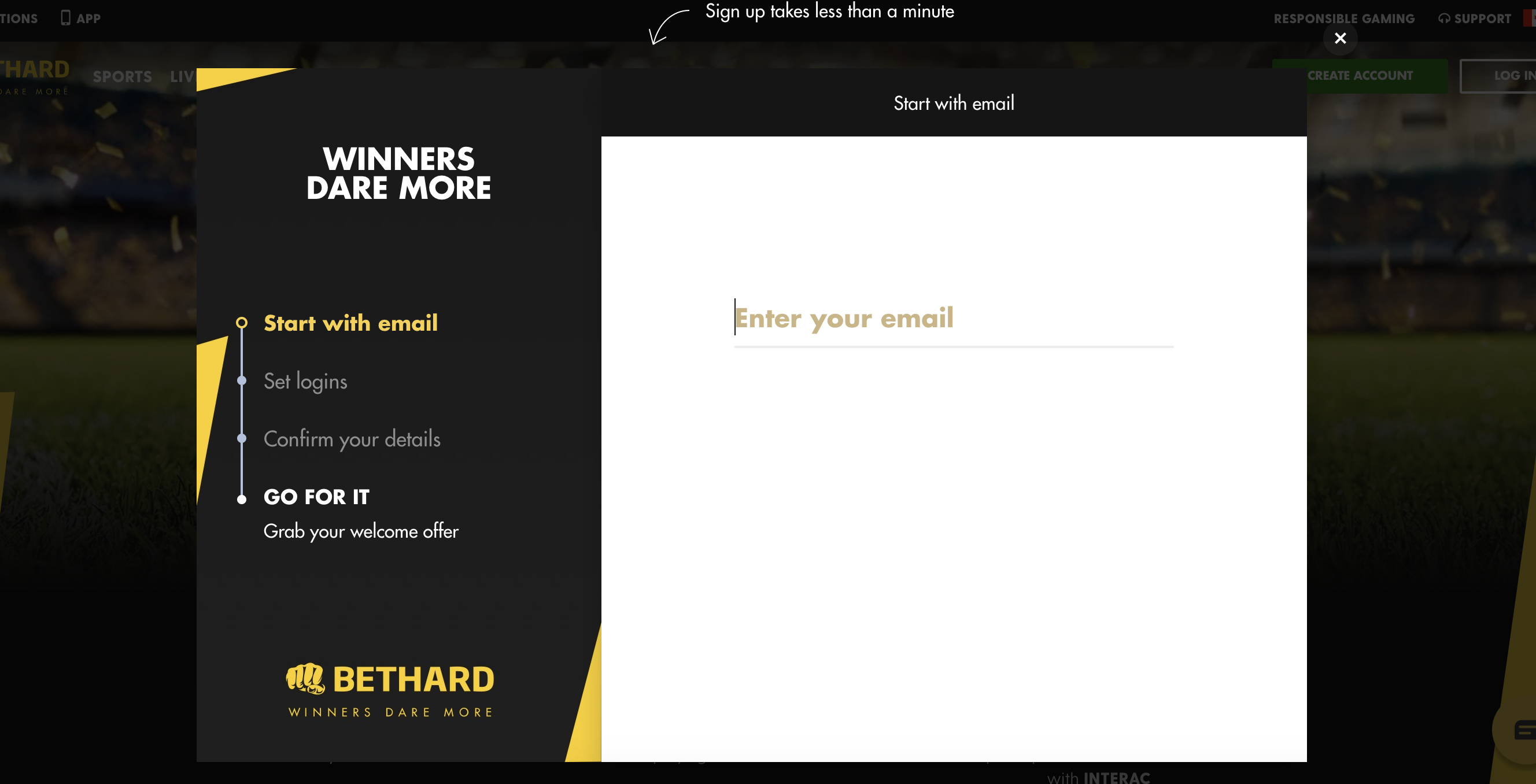 Bethard Canada Registration