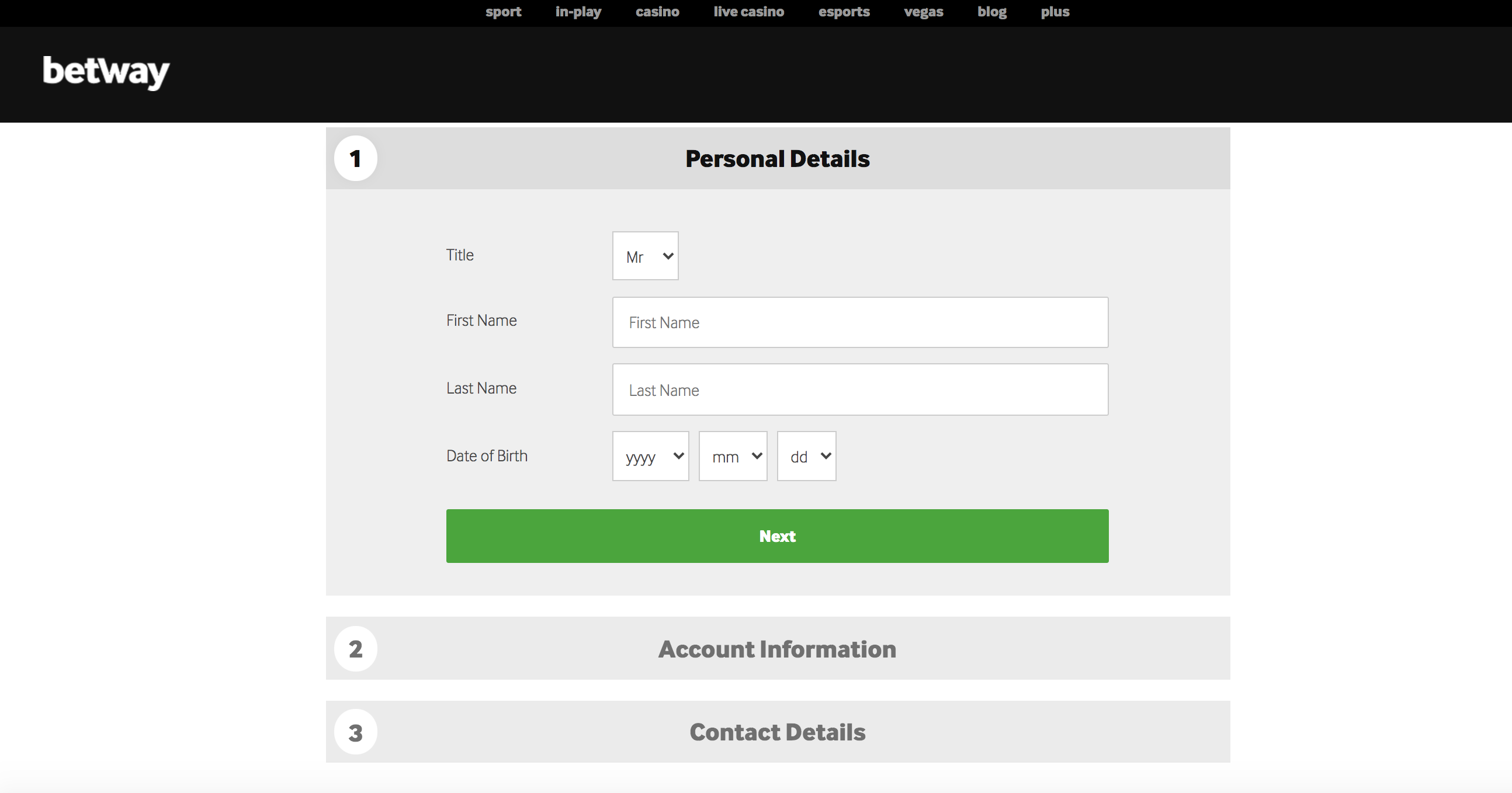 Betway Registration UK