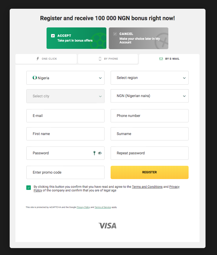Betwinner Nigeria By Email