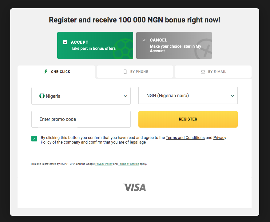 Betwinner Nigeria One Click