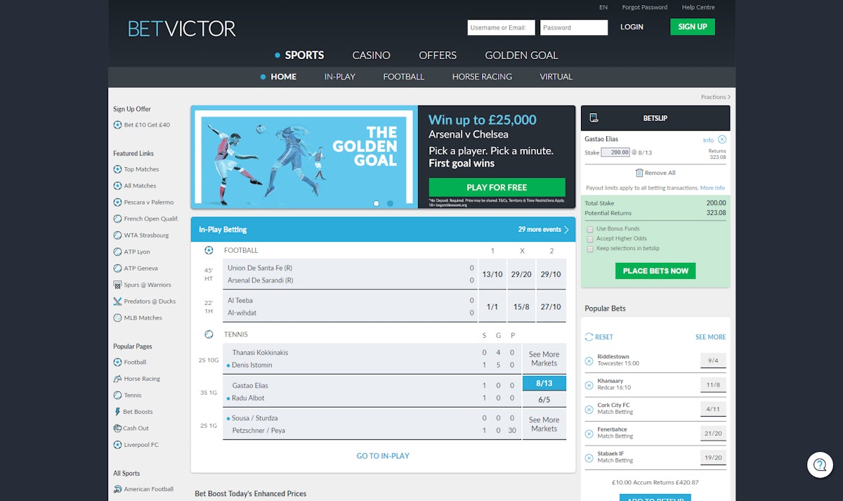 Live chat betvictor