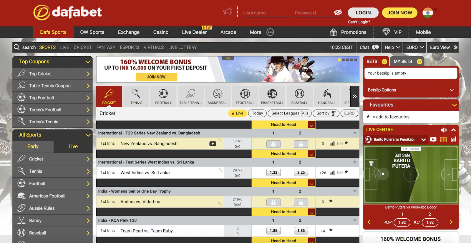Dafabet Sports Betting