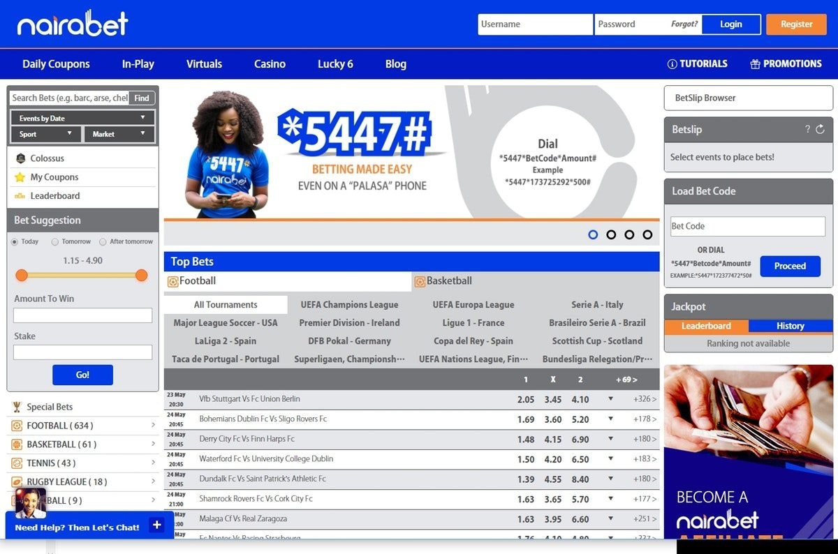 Nairabet Customer Care Contacts