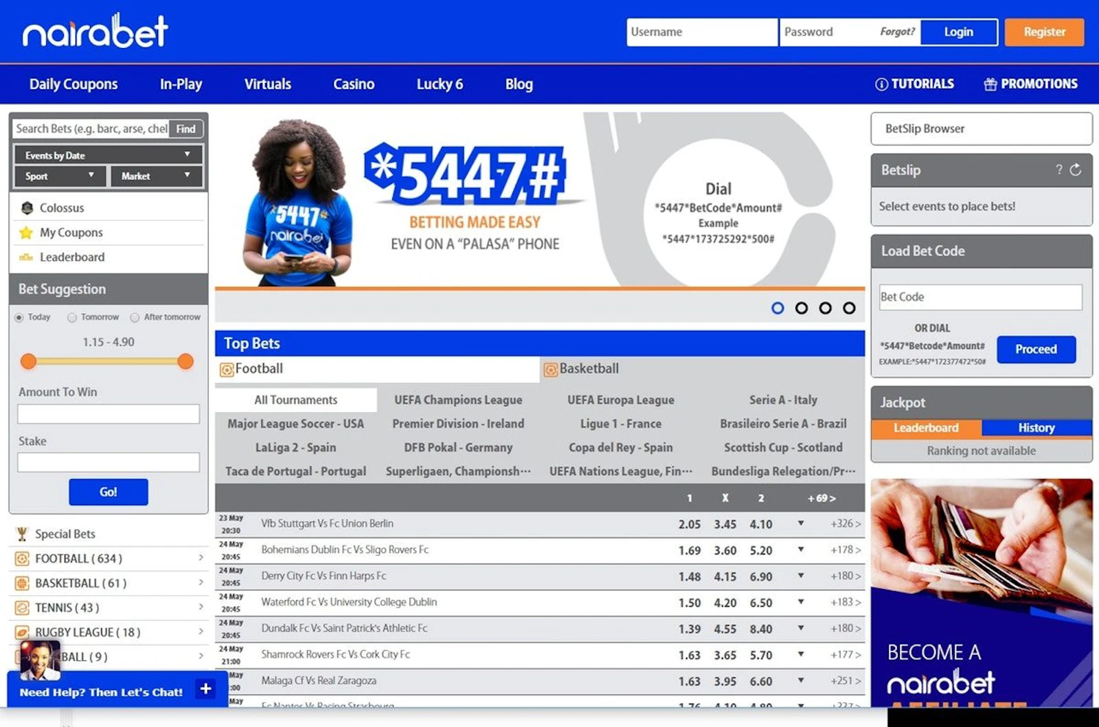 Nairabet Sports Betting