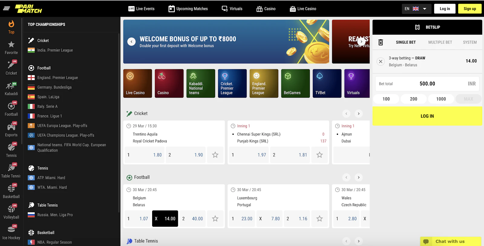 Parimatch Sports Betting