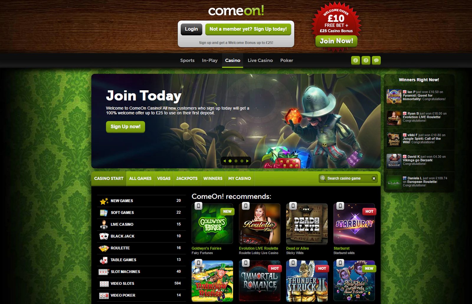 ComeOn! Casino