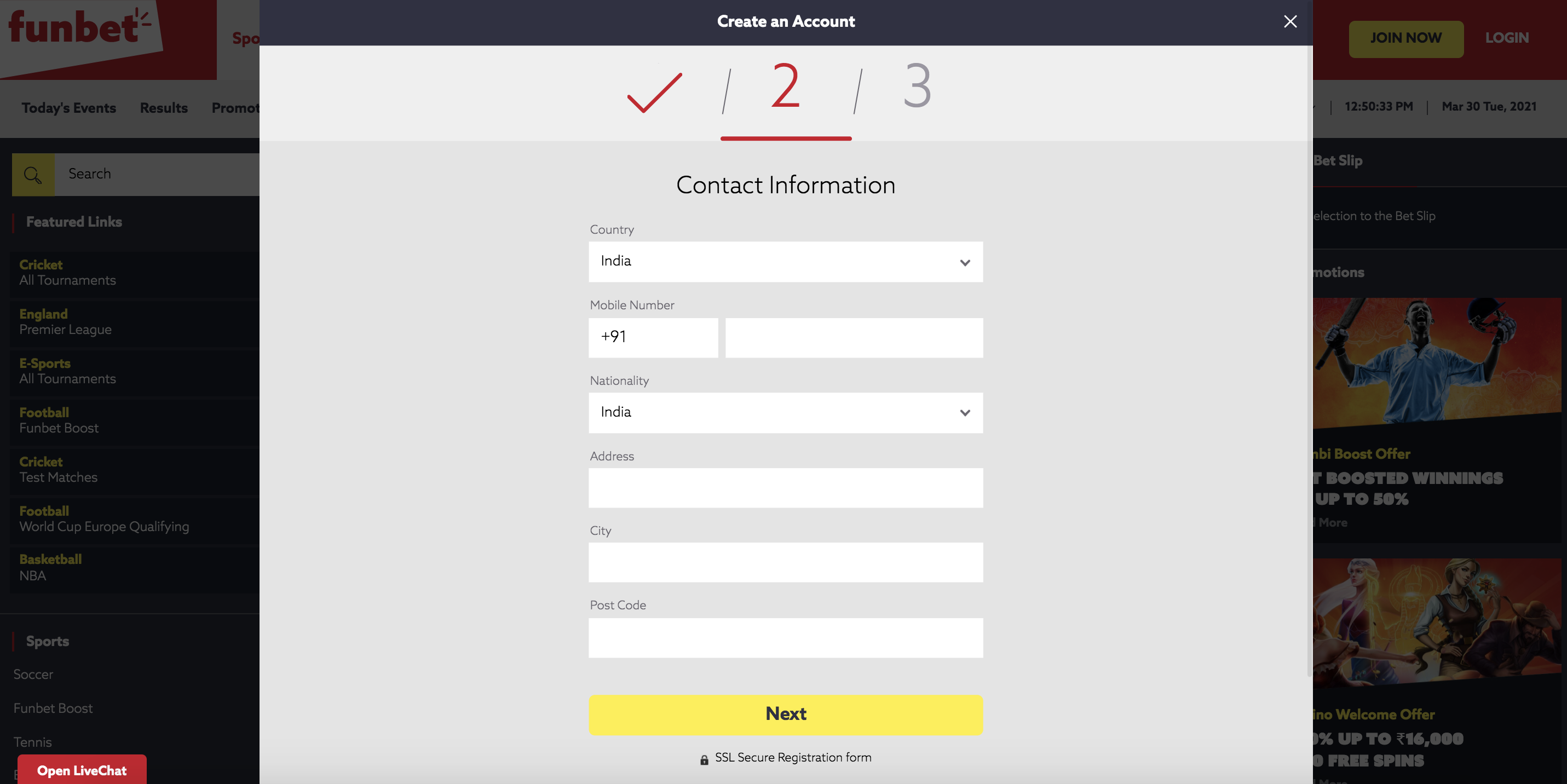 Funbet Registration 2