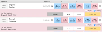 Lay Bet Against Betfair Exchange