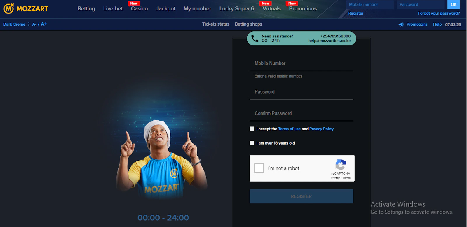 Mozzartbet Registration
