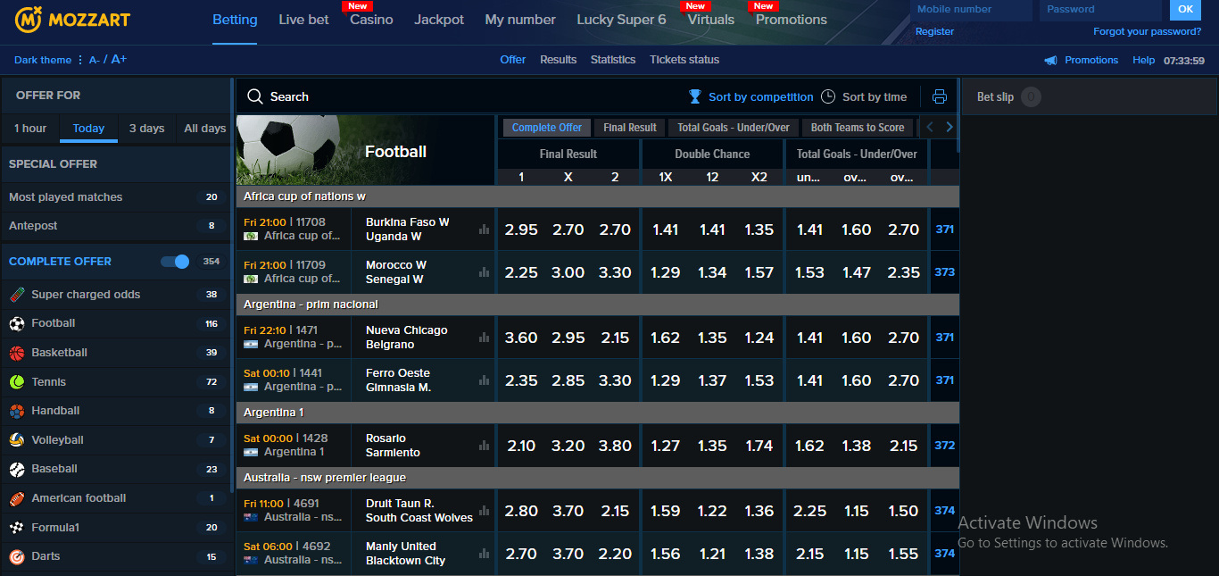 Mozzartbet Sportsbook