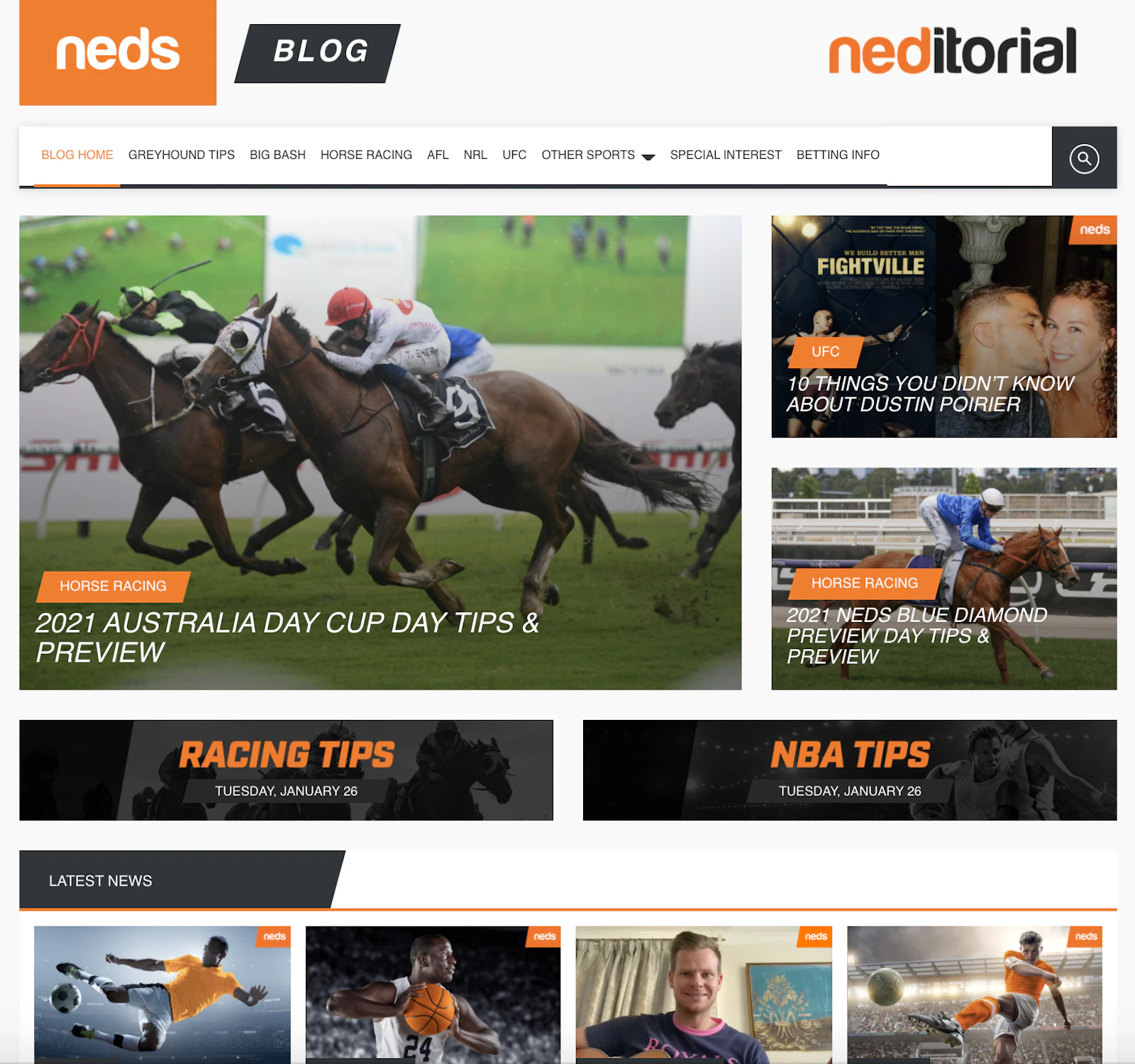 Neds Sports Blog
