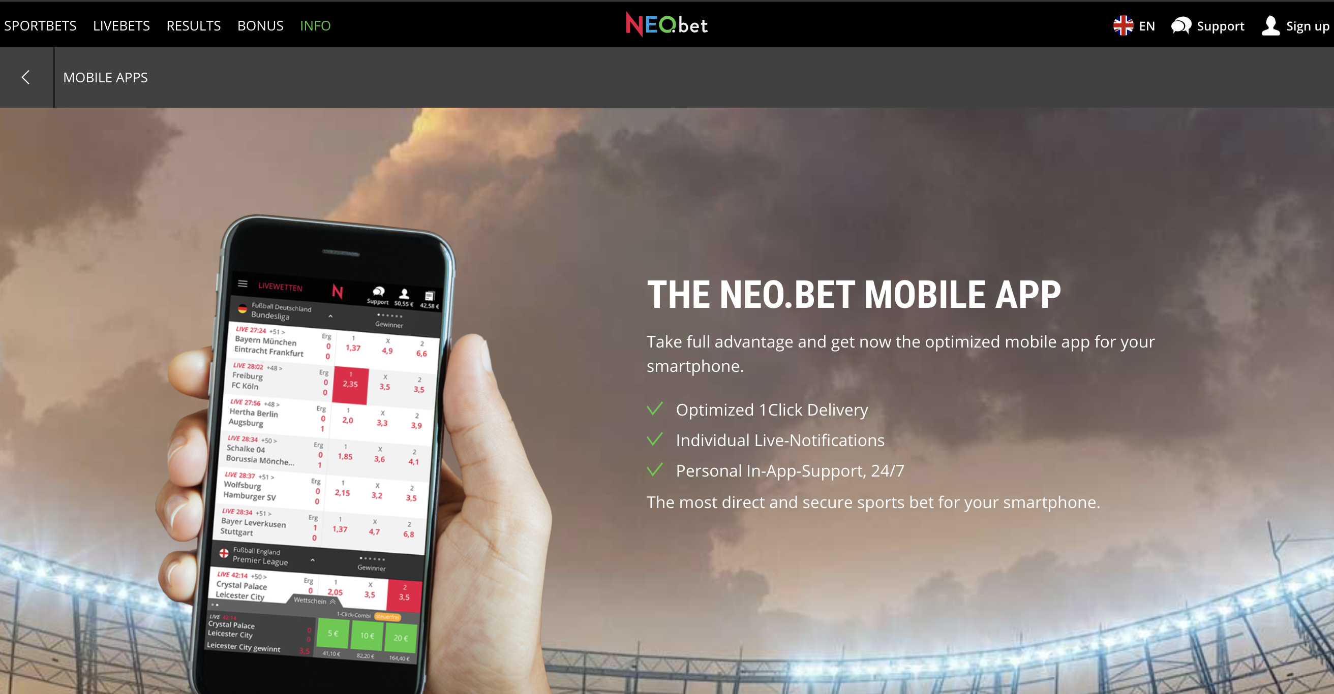 Neo bet App