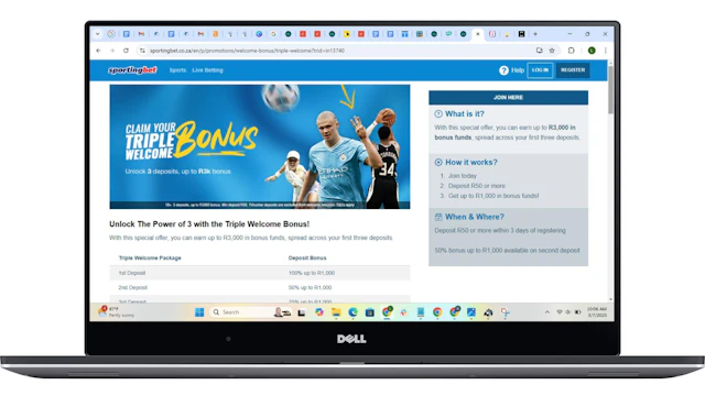 Sportingbet SA Welcome Bonus
