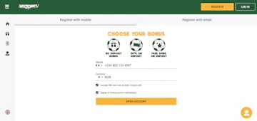 Wazobet Sign Up