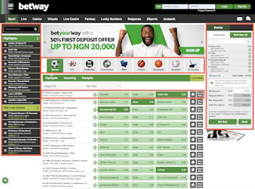 Betway nigeria place bets