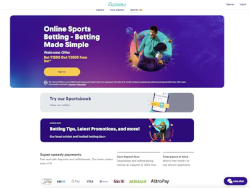 Casumo india home page