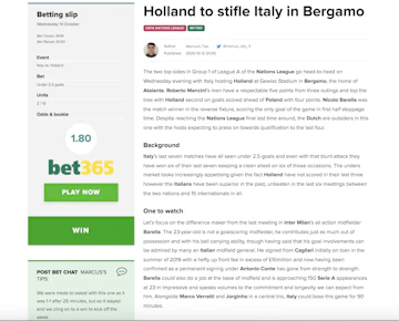 Euro 2021 tips
