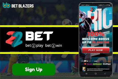 Ipl betting site 22bet
