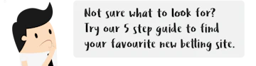 New betting sites 5 steps